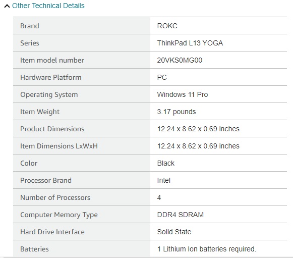 ROKC ThinkPadL13 YOGA riviw3