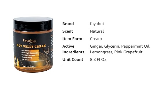 Hot Cream for Belly Fat Burner review1