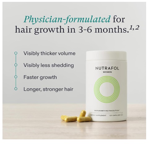 Nutrafol Women's Hair Growth Supplements review 1