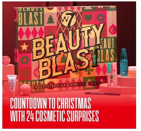 W7 Beauty Blast Advent Calendar review 1