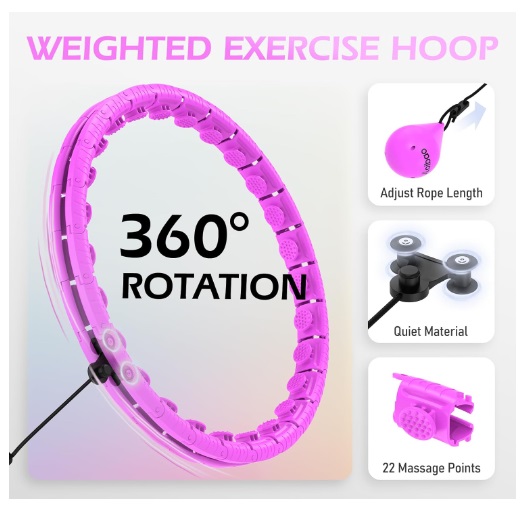 Weighted Hula Circle for Adults Weight Loss review 1