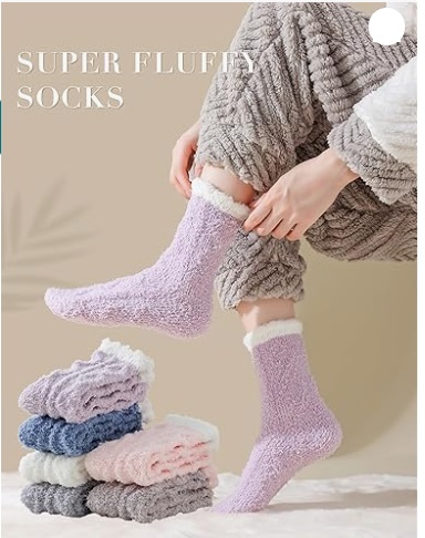 Antsang TEHOOK Fuzzy Socks review 1