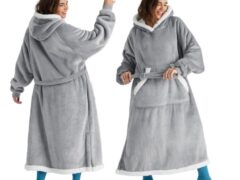 Bedsure Wearable Blanket Hoodie Women review