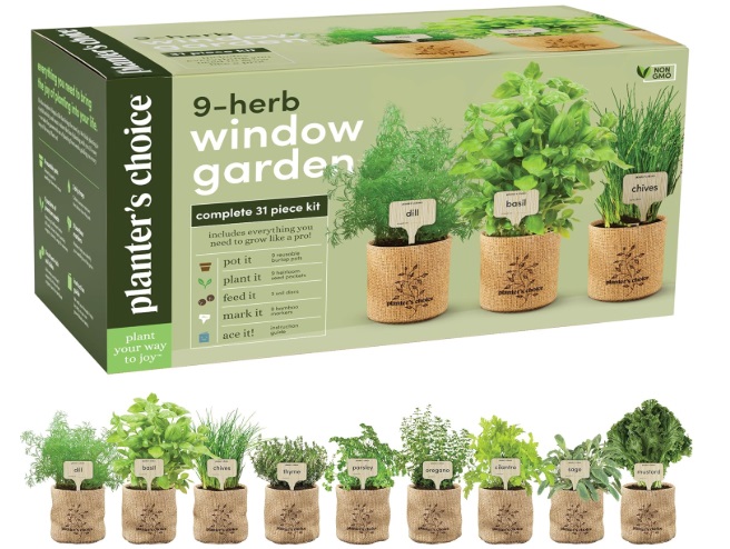 Planters Choice 9 Herb Indoor Window Garden Kit review