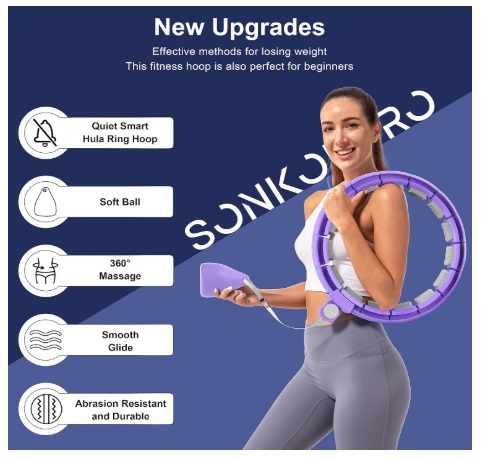 Sonkoloro Weighted Workout Hoop review 1