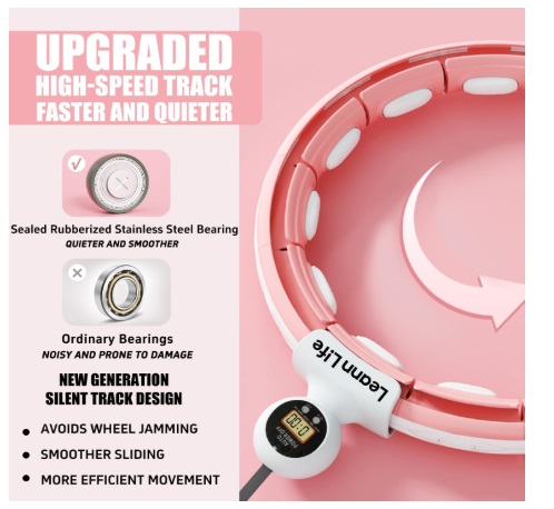 Leann Life Silent Smart Weighted Hula Hoop review 1