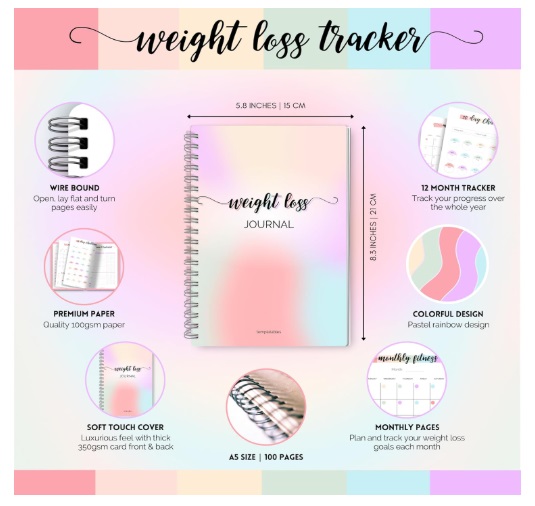 Templatables 12 Month Weight Loss Journal review 1