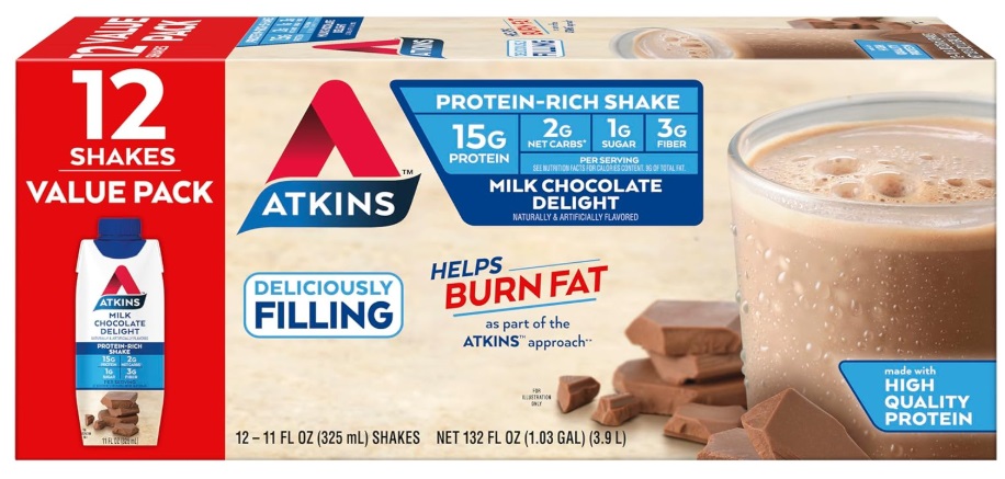 Atkins Milk Chocolate Protein Shake review