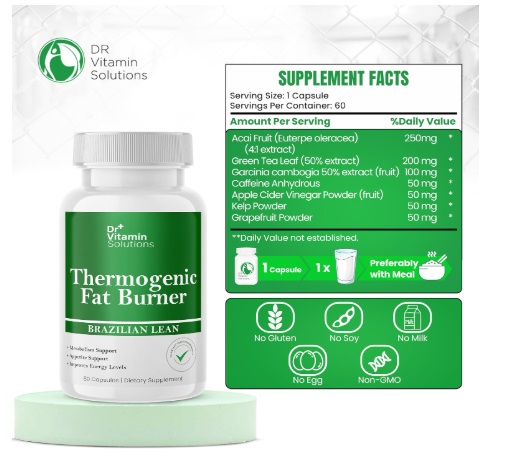 DR VITAMIN SOLUTIONS Thermogenic Fat Burner REVIEW 1