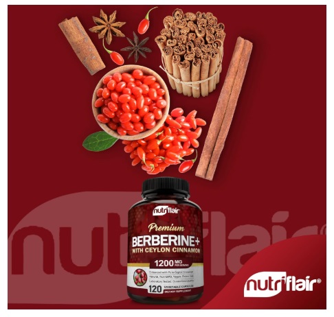 NutriFlair Premium Berberine HCL 1200mg review 1