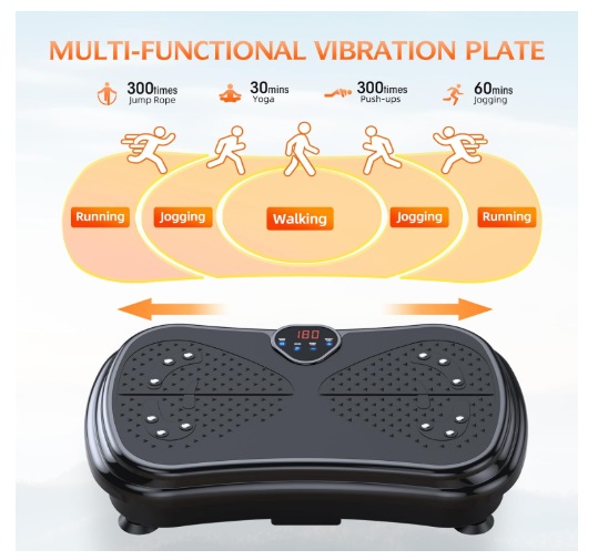 PUREROYI Vibration Plate Exercise Machine review 1