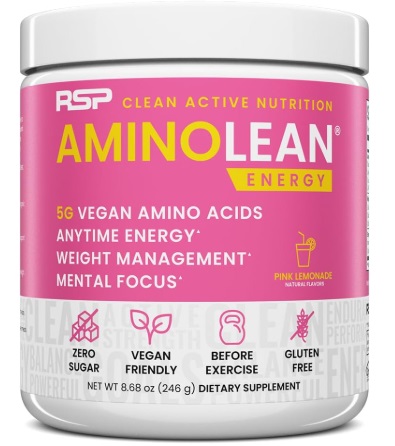 RSP NUTRITION AminoLean Pre Workout Powder review