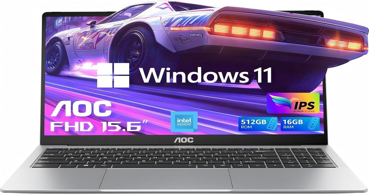 Laptop Computer 16GB RAM 512GB SSD Work Laptops 15.6 Inch