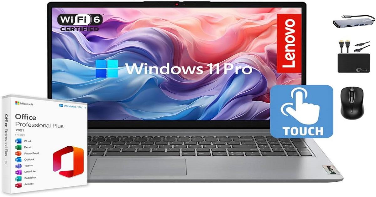 Lenovo IdeaPad Laptop 2025 15.6 FHD IPS Touchscreen for Business