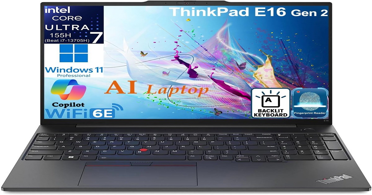 Lenovo ThinkPad E16 G2 Business Laptop Computer