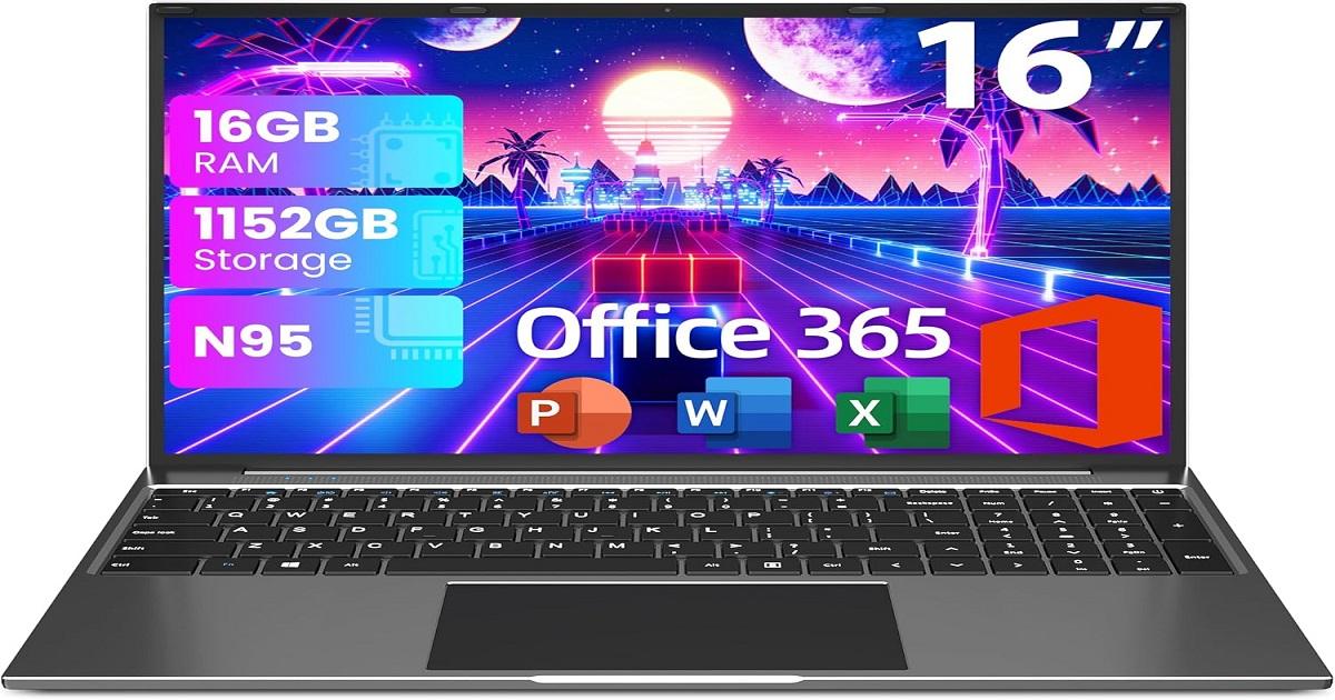 jumper Laptop, Office 365, 16GB RAM 1152GB Storage