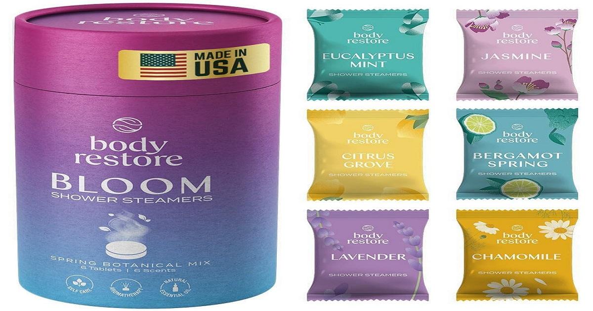 Body Restore Shower Steamers Aromatherapy 6 Pack. Trendy & Modern store