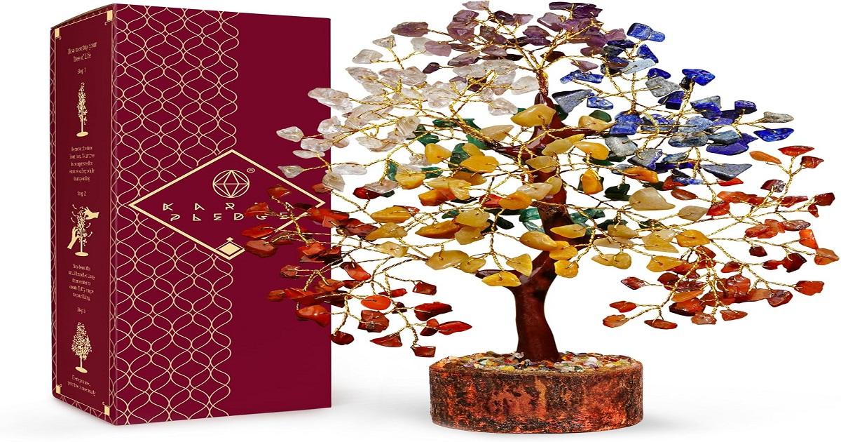 Crystal Tree of Life 7 Chakra Healing Crystal Trees for Home Decor