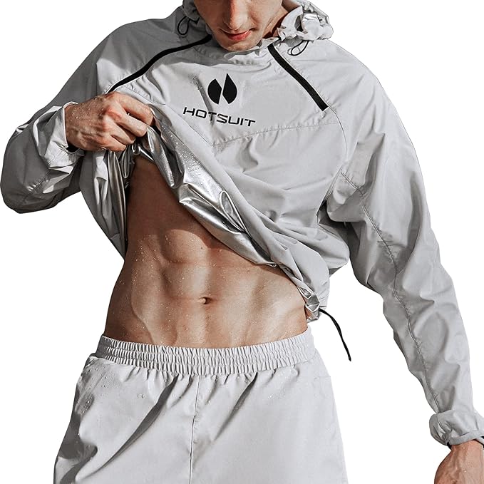 HOTSUIT High Tech Men’s Sauna Suit Sweat Jacket , Quality Fitness Products Stores